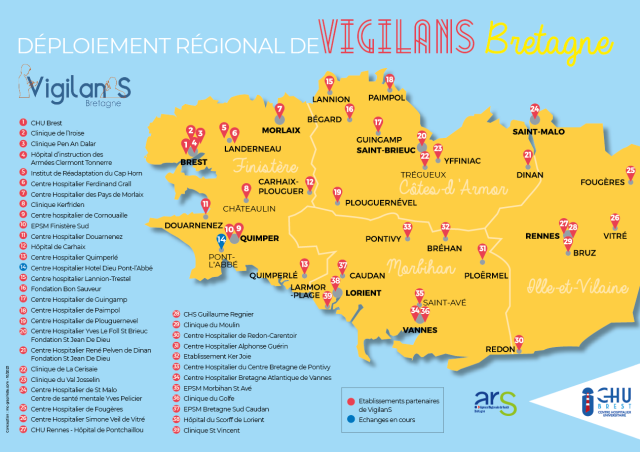 DÉPLOIEMENT RÉGIONAL DE vigilans Bretagne